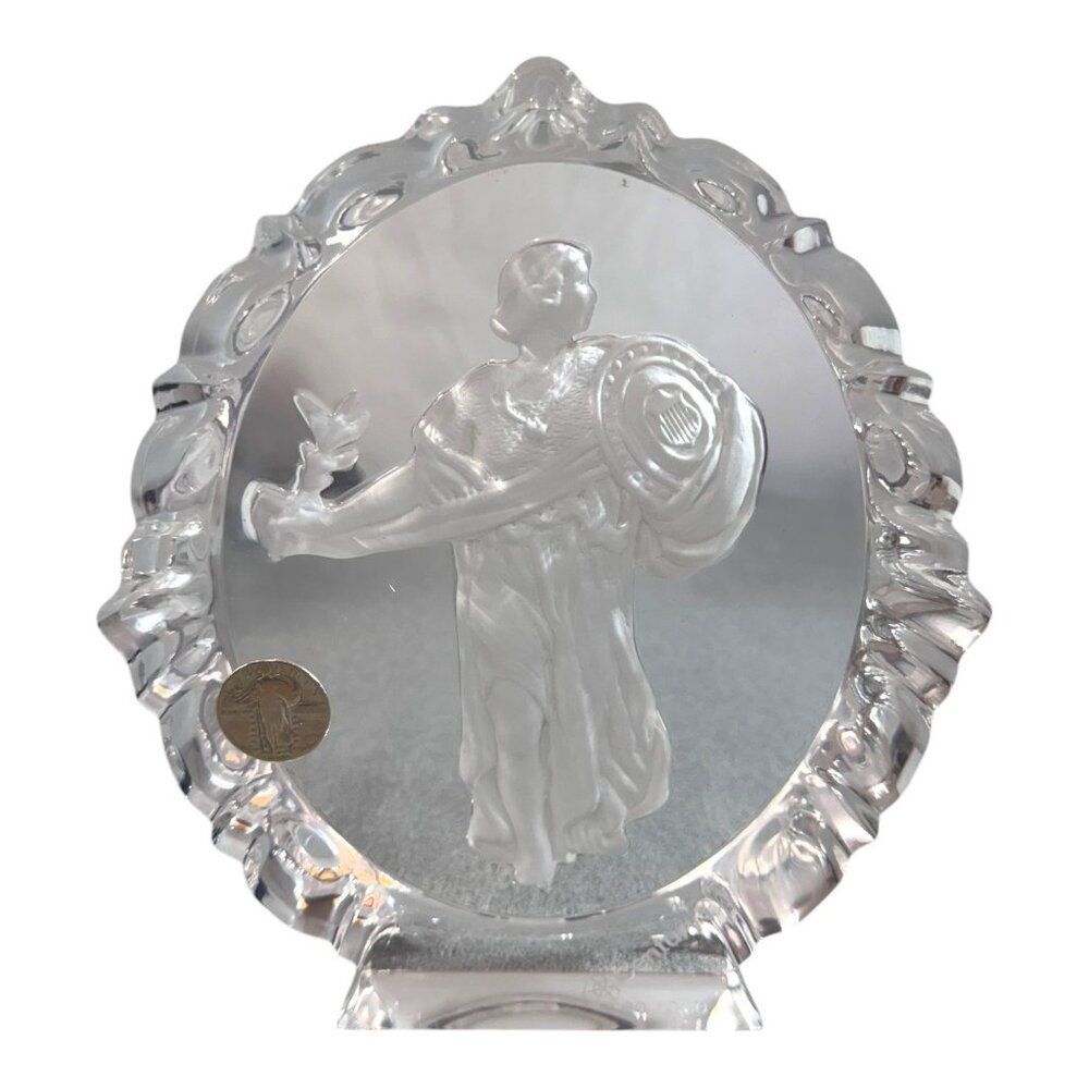 Lucite MCM Limited Edition Plate "Century" No. 60/1000 Lady Liberty Quarter 8"